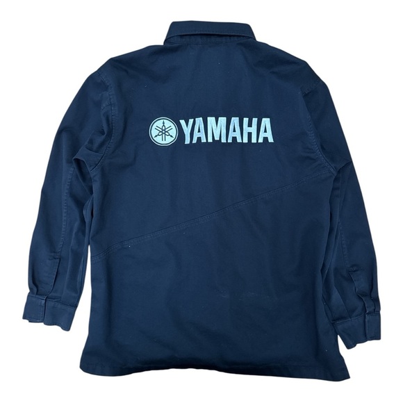 Yamaha Black Lightweight Shirt Jacket with Zip-Up Style - Picture 2 of 5
